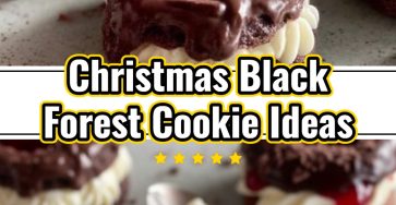 Black Forest Christmas Cookies: Easy Chocolate & Pretty Gift Ideas