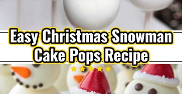 Easy Christmas Snowman Cake Pops Fun Holiday Baking