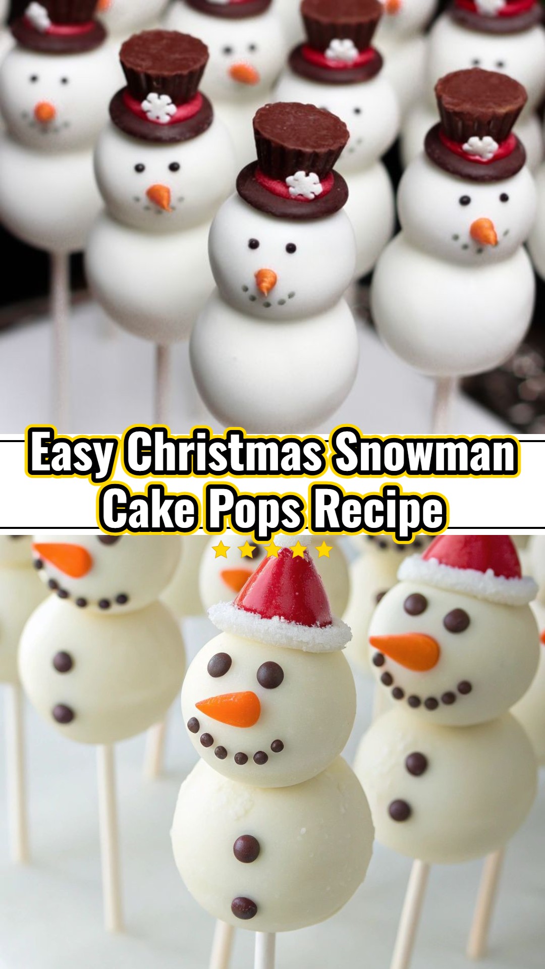 Easy Christmas Snowman Cake Pops Fun Holiday Baking