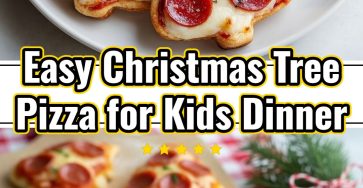 Festive Christmas Tree Pizza: Easy Kids Dinner, Lunch & Party Food
