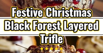 Easy Christmas Black Forest Trifle Best Holiday Sweet Dessert