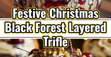 Easy Christmas Black Forest Trifle Best Holiday Sweet Dessert