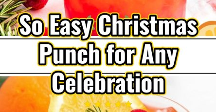 Easy Cranberry Rosemary White Christmas Sangria