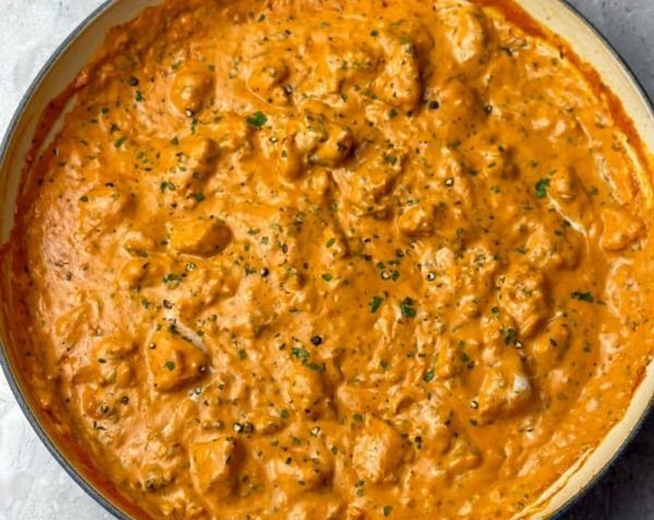Easy Homemade Butter Chicken Quick Dinner for November Nights suggested serving