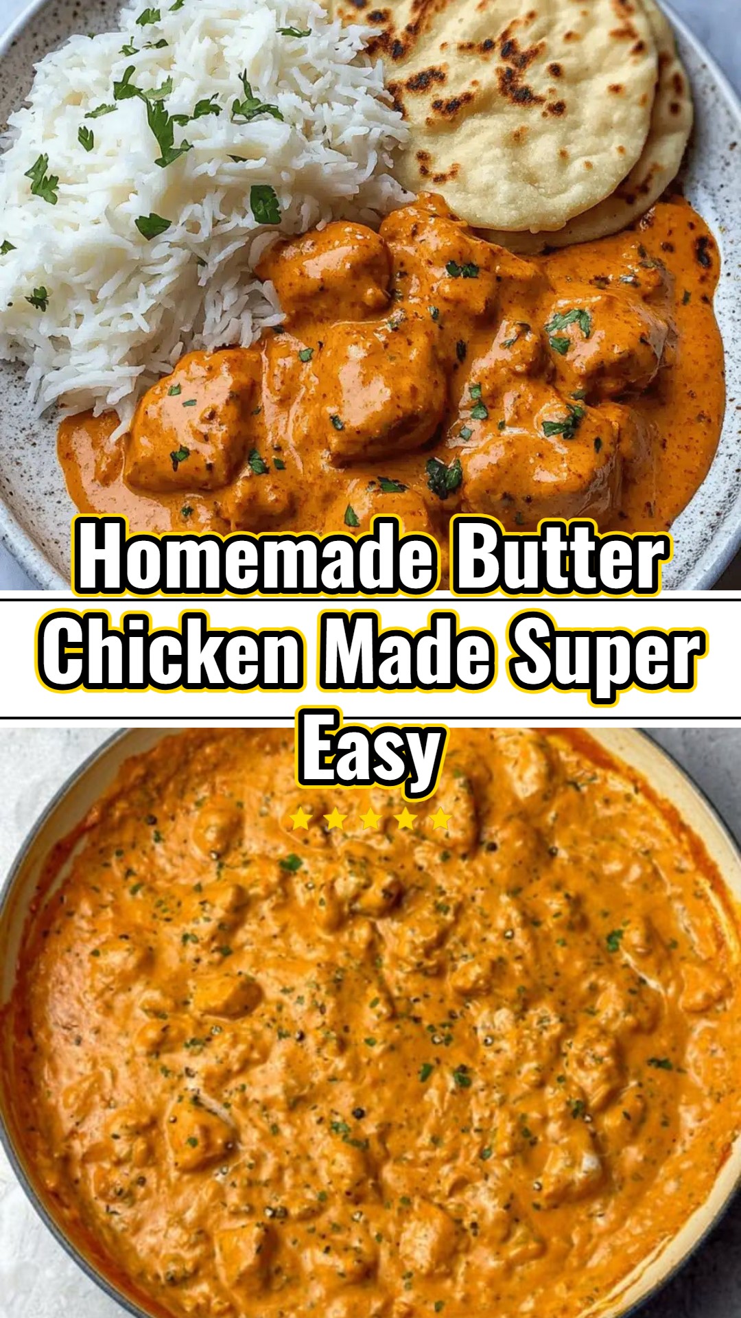 Easy Homemade Butter Chicken Quick Dinner for November Nights