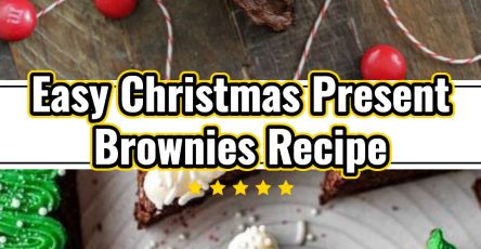 Easy Kid Friendly Christmas Present Brownies Festive Gifts