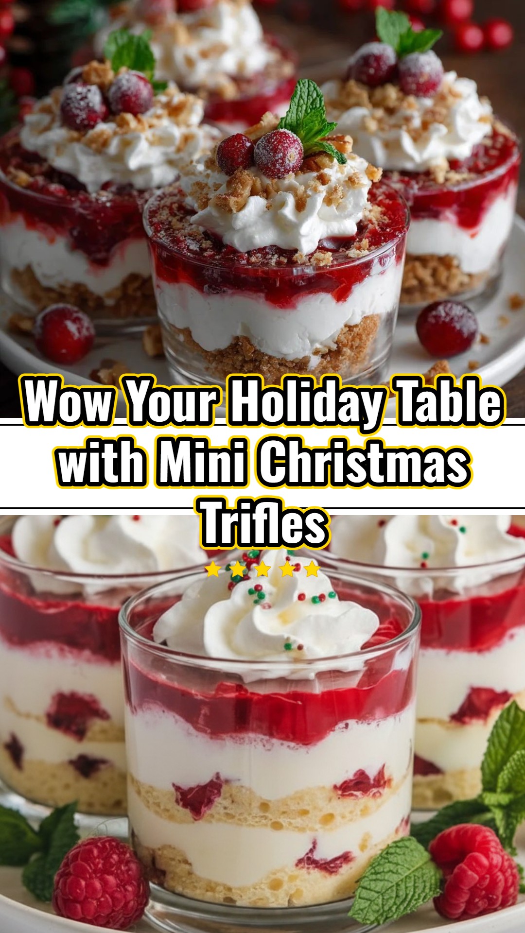 Easy Mini Christmas Trifles Best Festive Holiday Party Desserts