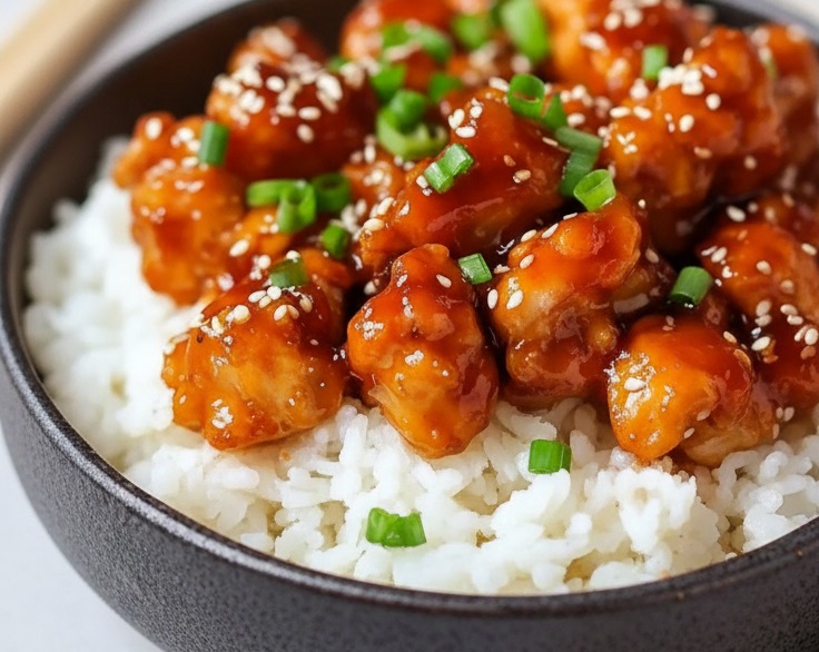 Easy Sesame Chicken Chinese Takeout Sesame Chicken Recipe Healthy suggested serving