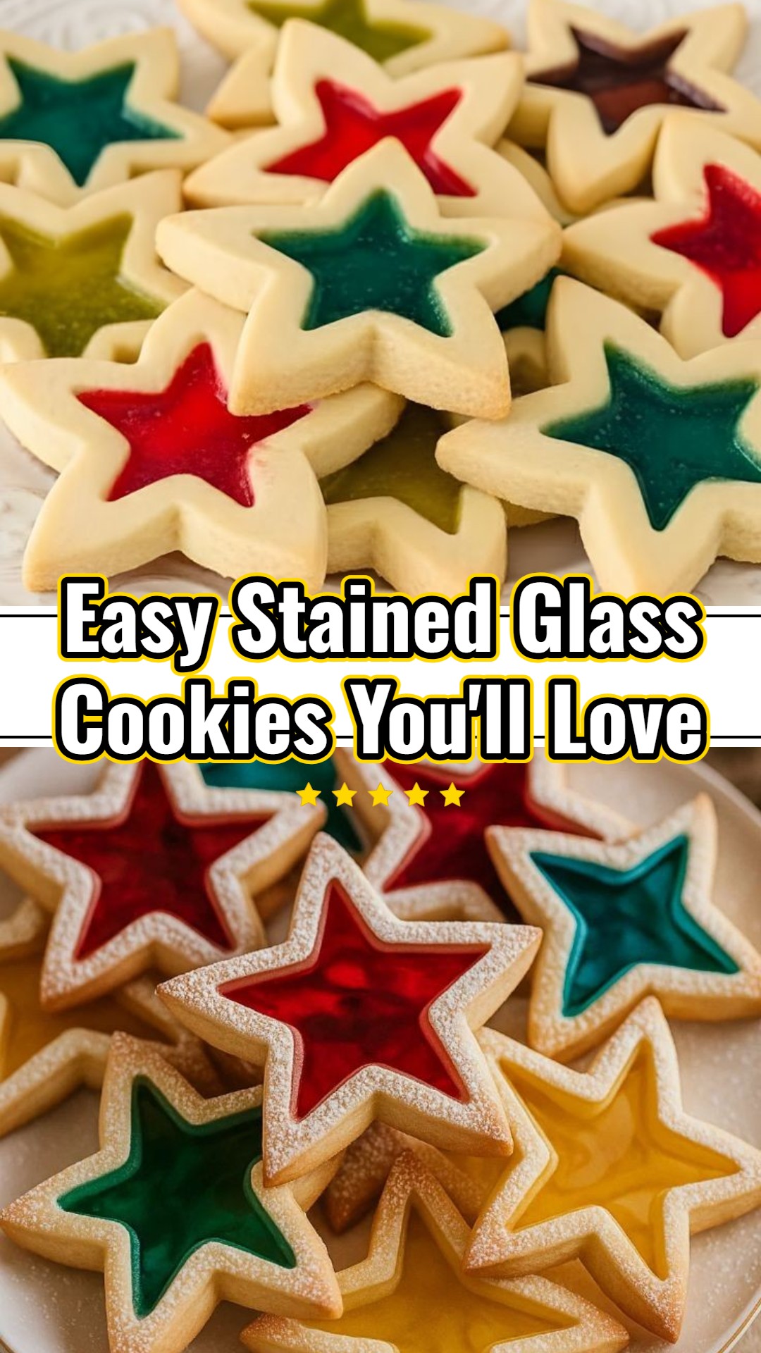 Easy Stained Glass Cookies: Festive Christmas Decorating Treats