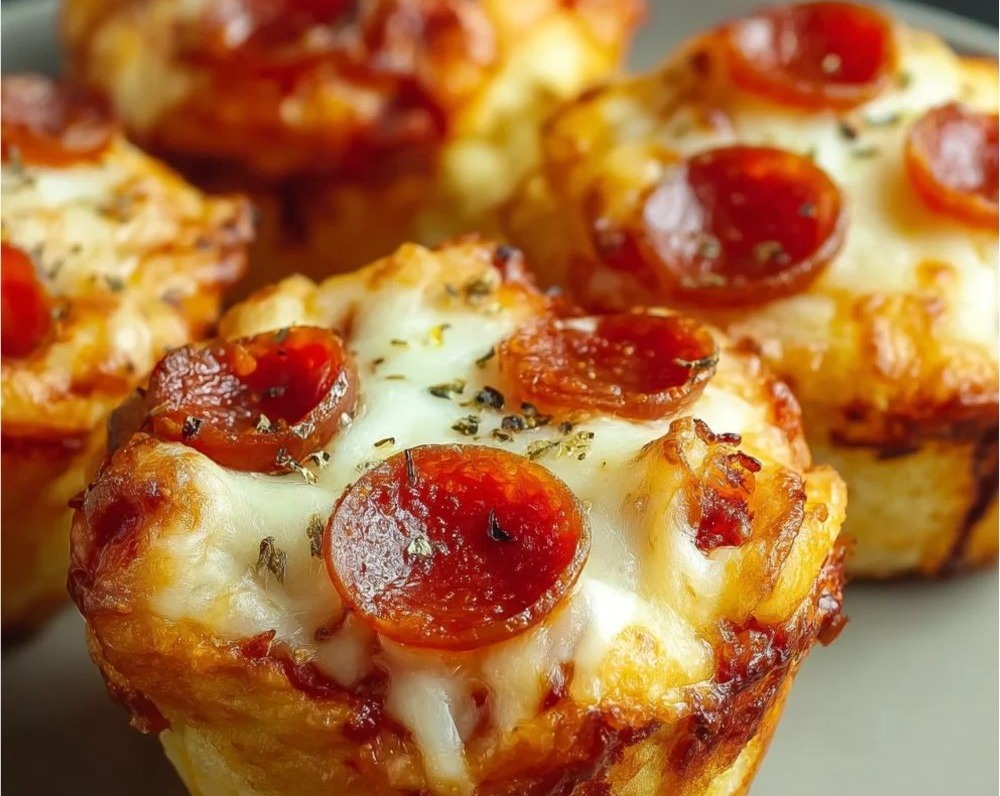 Fun Easy Pizza Cupcakes: Yummy Bites for School Lunch & Parties top view