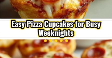 Fun Easy Pizza Cupcakes: Yummy Bites for School Lunch & Parties