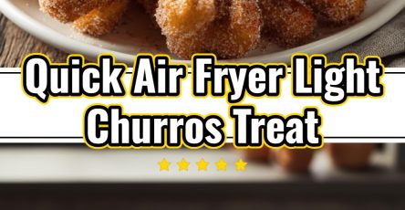 Homemade Air Fryer Churros Quick Easy Snack Dessert Recipe