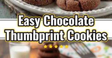 How To Make Dark Chocolate Christmas Thumbprint Cookies