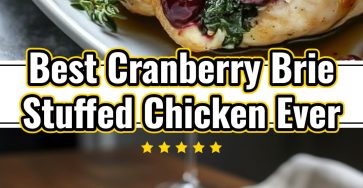 Impressive Cranberry Brie Stuffed Chicken for Elegant Holiday Dinners