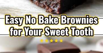 No Bake Brownies Healthy Desserts Ideas Chocolate Easy Recipes
