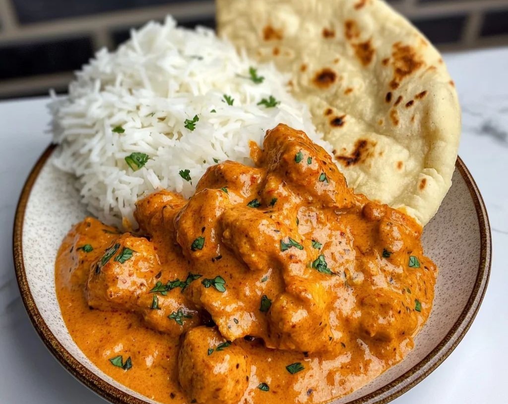 Quick Easy Homemade Butter Chicken Cozy Saturday Dinner top view