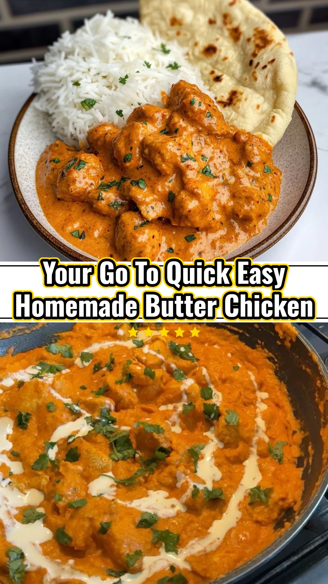 Quick Easy Homemade Butter Chicken Cozy Saturday Dinner
