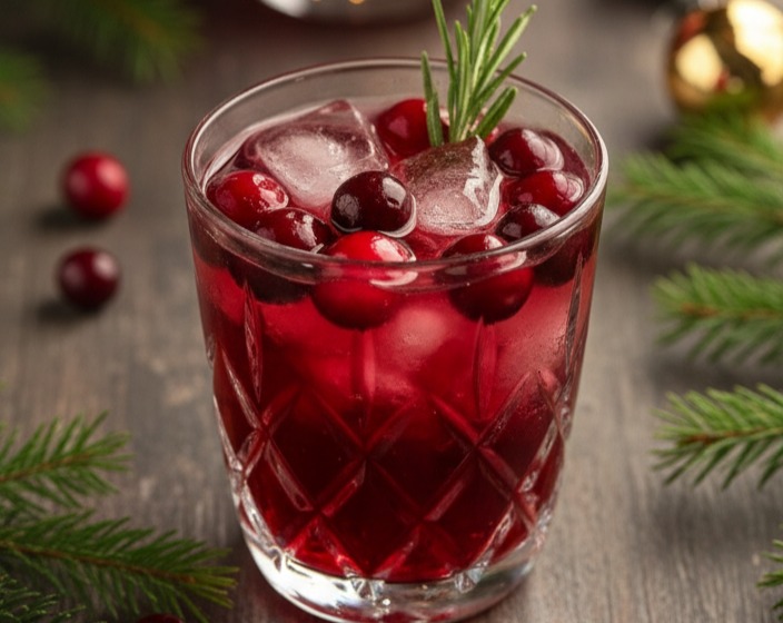 Sparkling Holiday Ornament Cocktail: Easy Christmas Party Drink Idea suggested serving