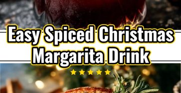 Spiced Christmas Margarita Festive Boozy Holiday Cocktail Drinks