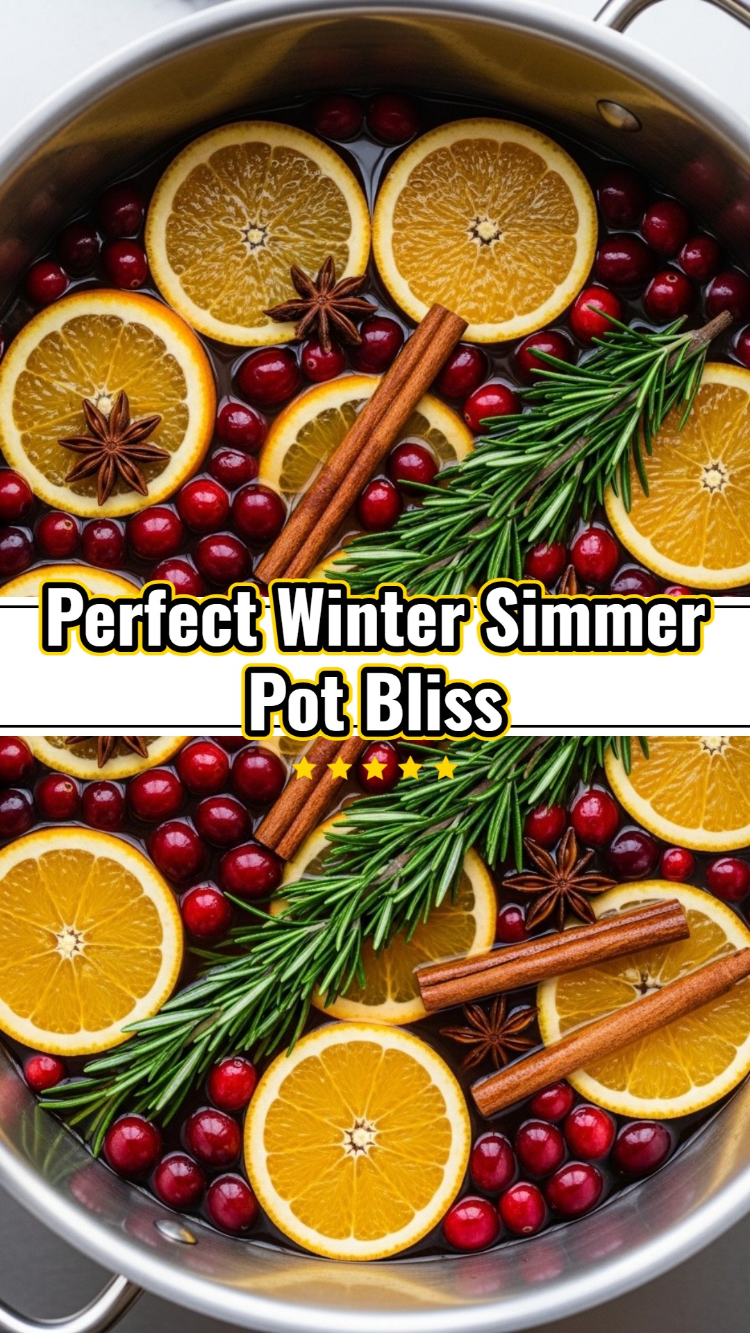 The Perfect Winter Simmer Pot Dried Orange Cranberry Stovetop Potpourri