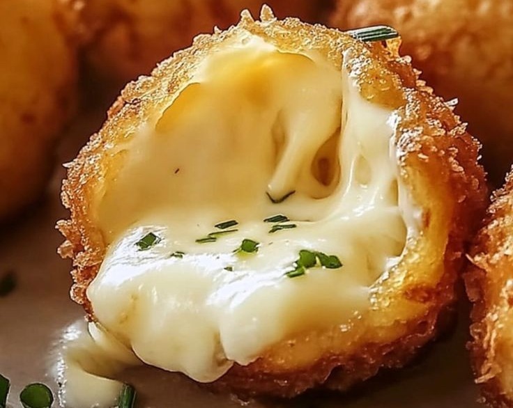 Yummy Easy Cheesy Potato Bites Fun Snacks top view