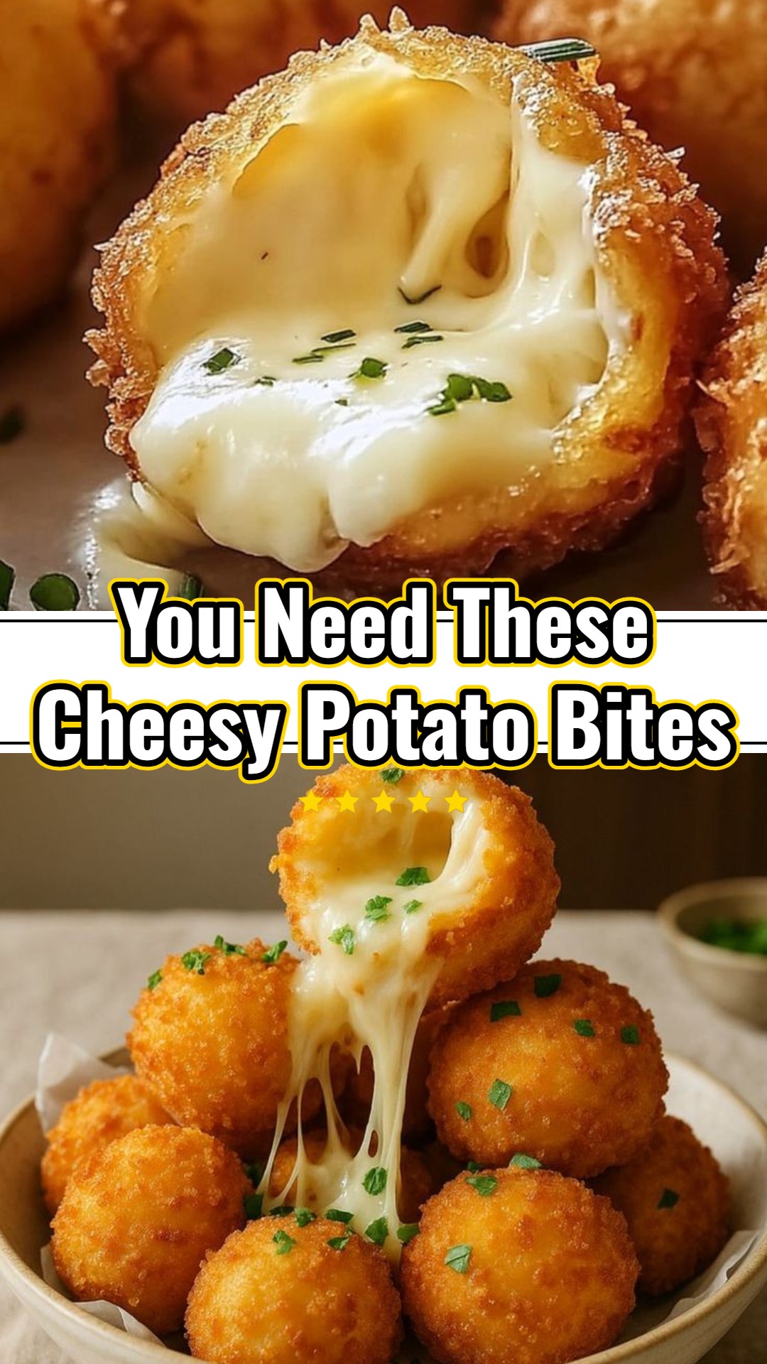 Yummy Easy Cheesy Potato Bites Fun Snacks