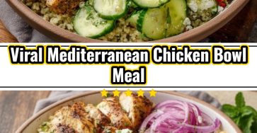 Clean Mediterranean Chicken Bowl: Wholesome, Savory & Healthy Dinner