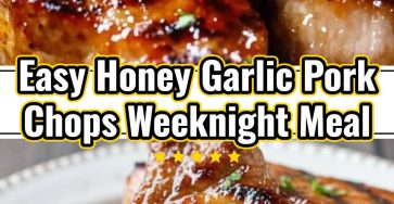Honey Garlic Pork Chops Asian Chinese Style Dinner