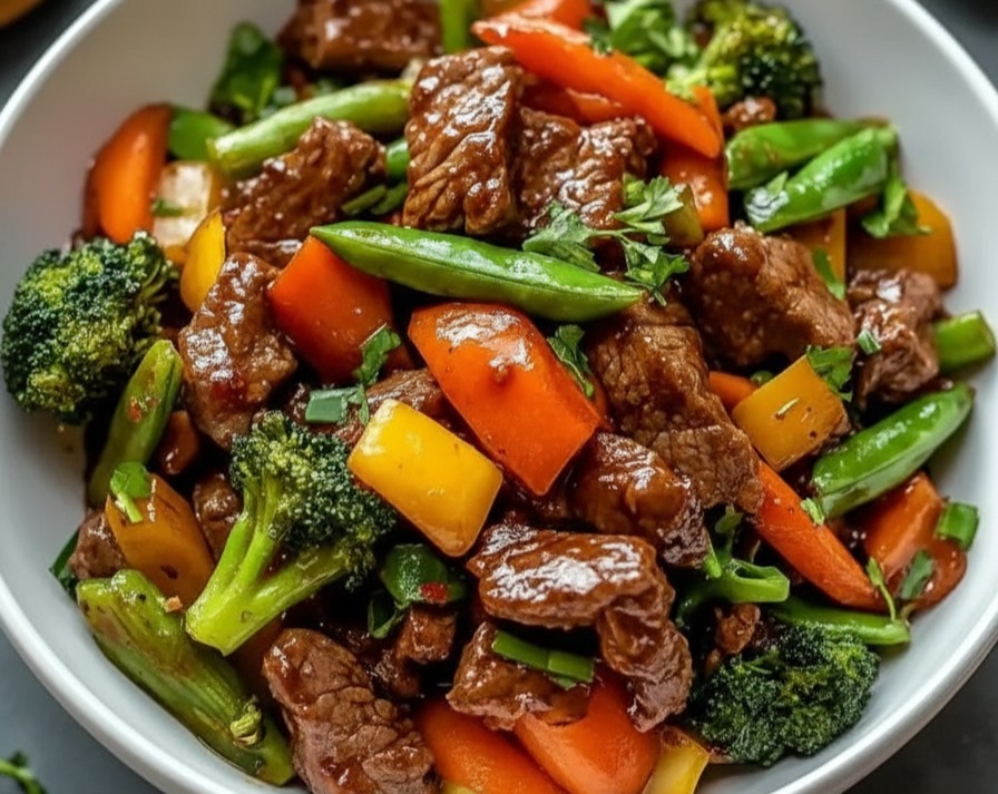 How To Make 30 Minute Beef And Vegetable Stir Fry suggested serving
