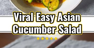 Easy Healthy Asian Inspired Cucumber Salad Recipe
