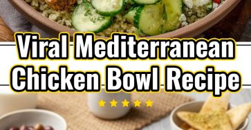 Healthy Mediterranean Chicken Bowl: Simple High Protein Summer Dinner