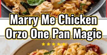 One Pan Marry Me Chicken Orzo Quick Cozy Family Meal
