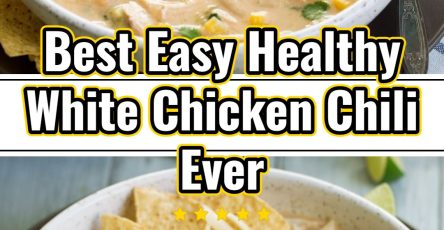 Healthy White Bean Chicken Chili Easy Kitchen Recipe