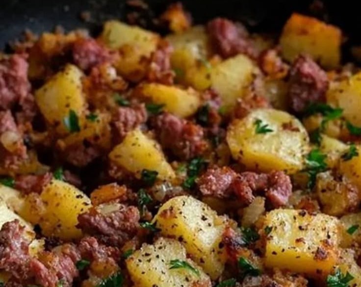 Kitchen Corned Beef Crockpot Recipe How To Cook top view